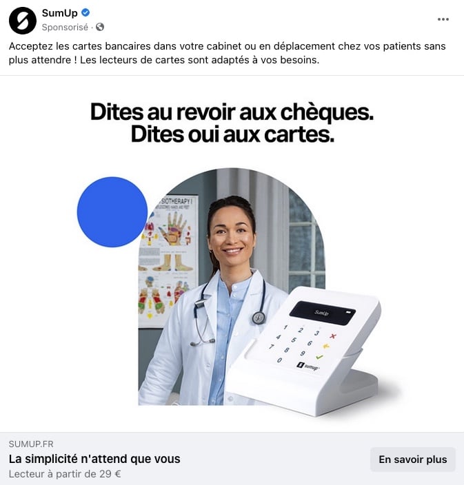 publicité Facebook