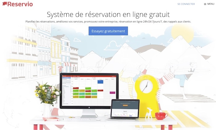 Reservio logiciel de prise de rdv en ligne