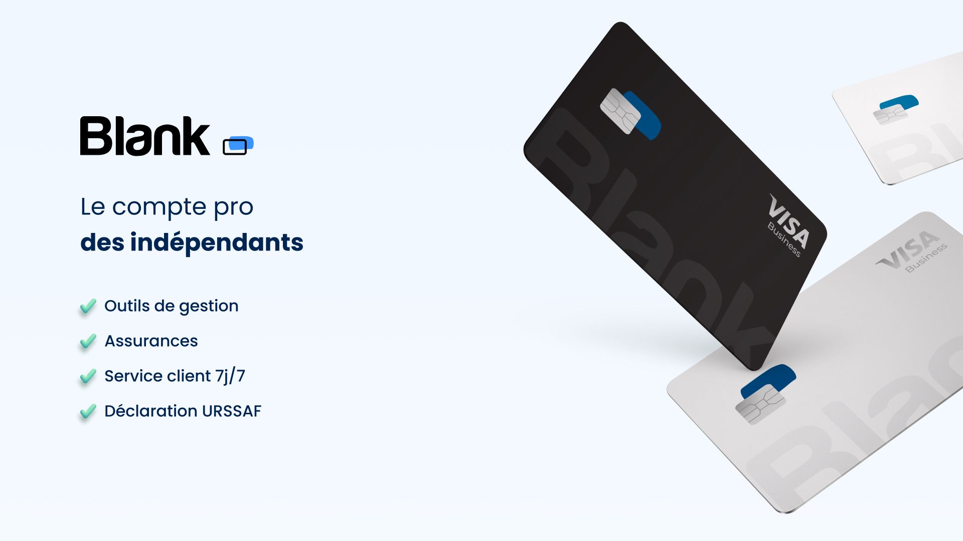 Blank, le compte pro des indépendants