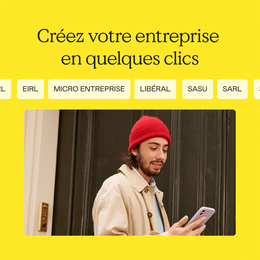 Créez votre entreprise en quelques clics