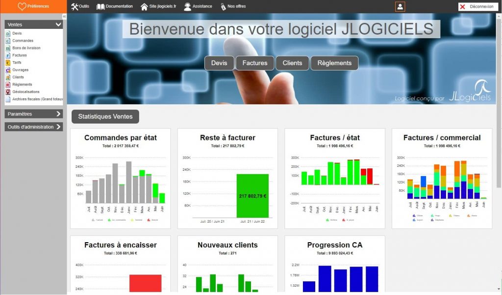 JLogiciels logiciel de facturation