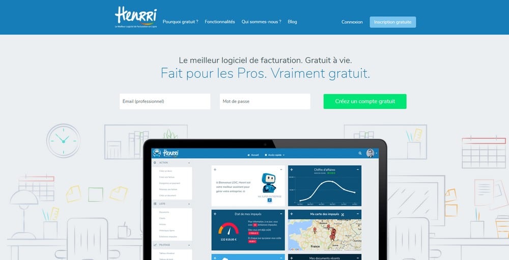 Henrri logiciel de facturation