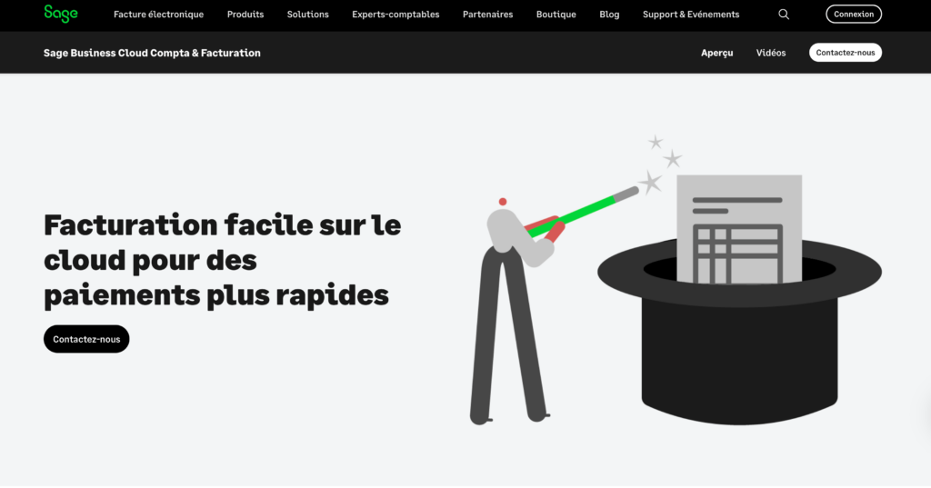 Sage business cloud, logiciel de facturation
