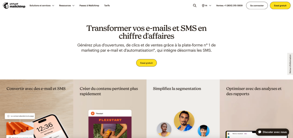 mailchimp logiciel emailing