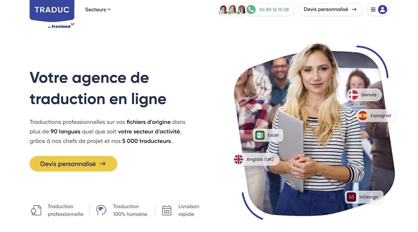 Traduc.com, le site des traducteurs freelances