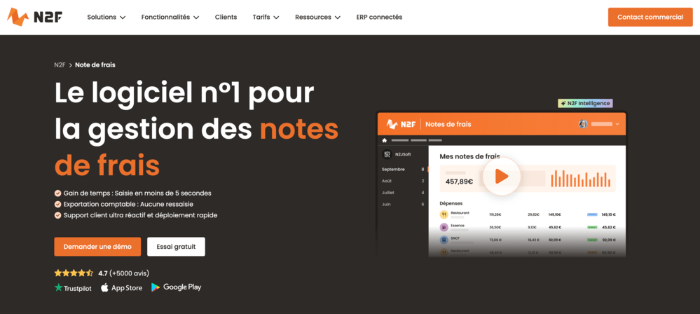 logiciel note de frais