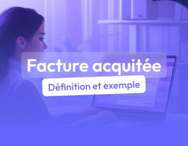 facture acquittee