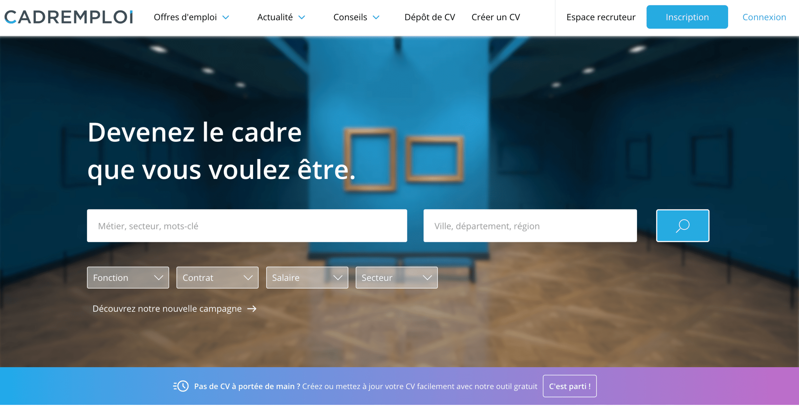 site de recrutement cadremploi