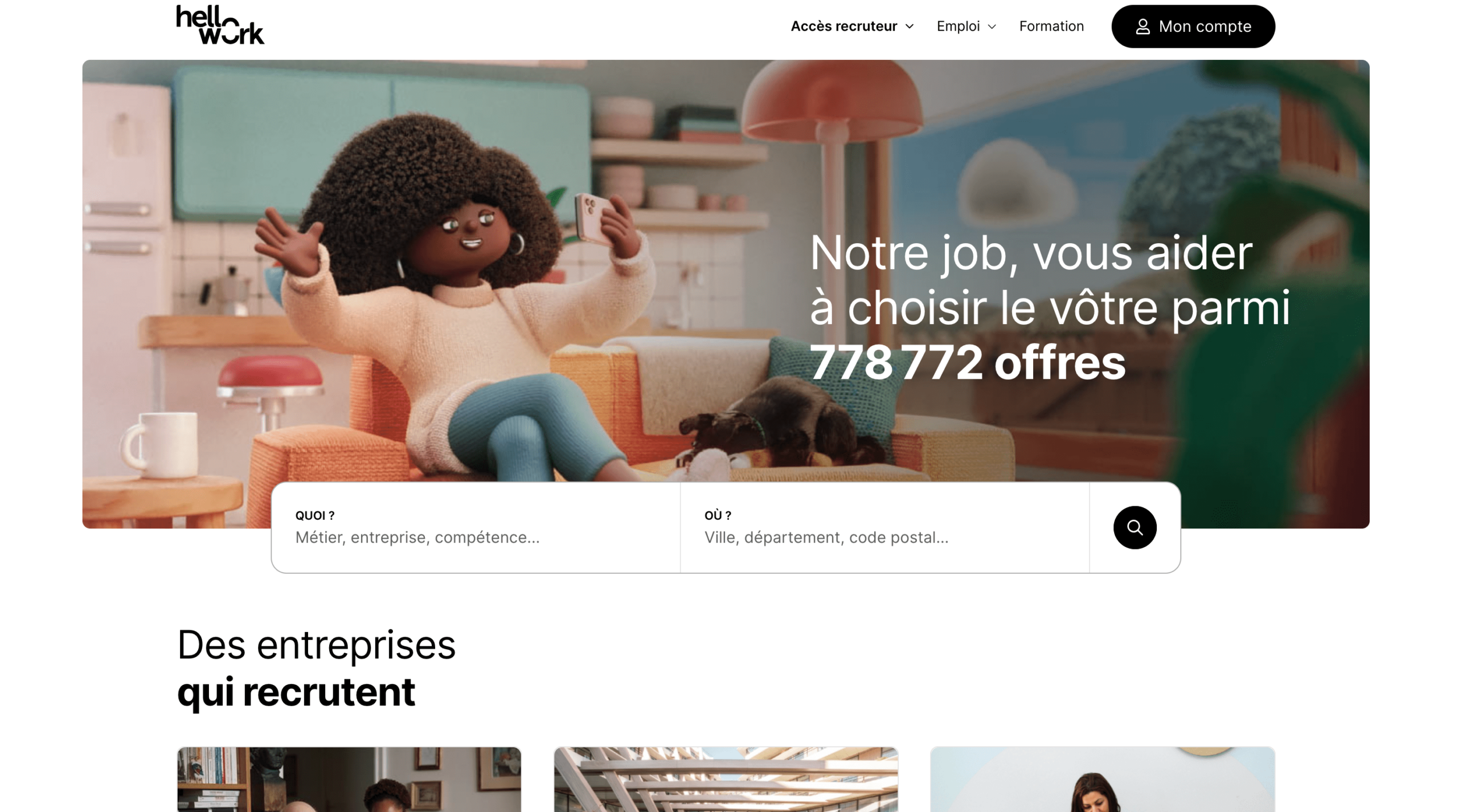 site de recrutement hello work