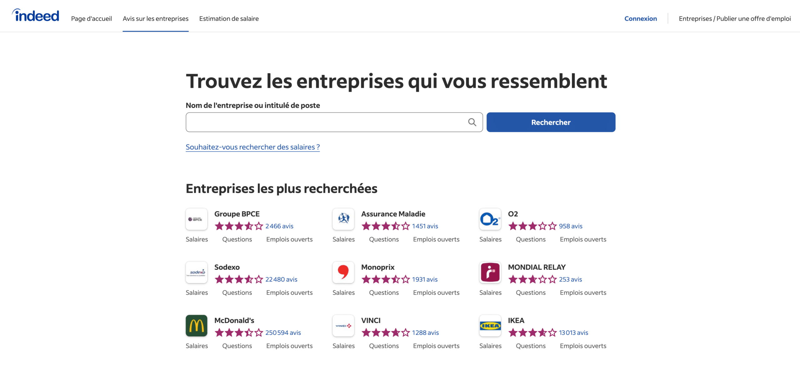 site de recrutement indeed