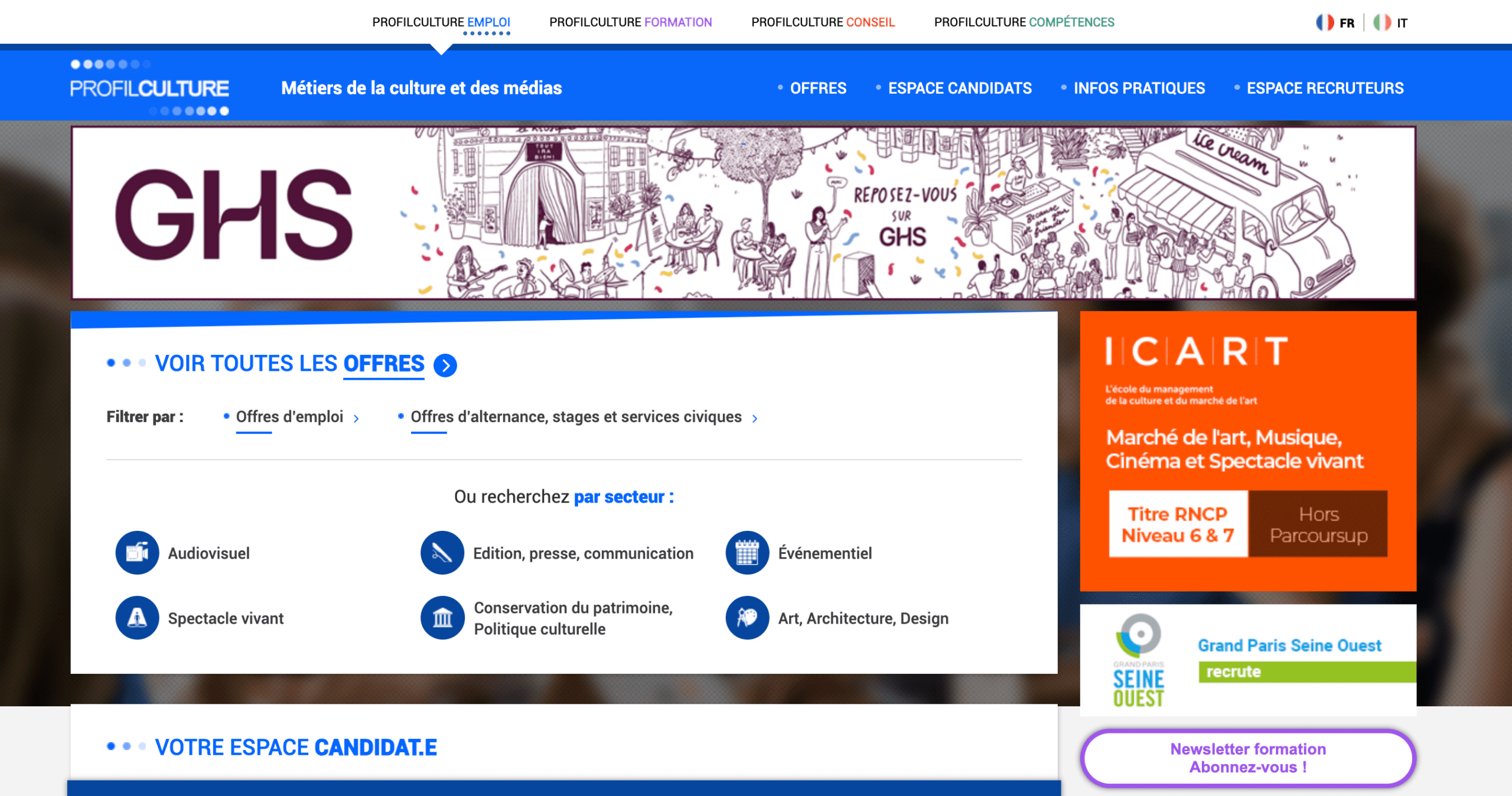 profil culture recrutement