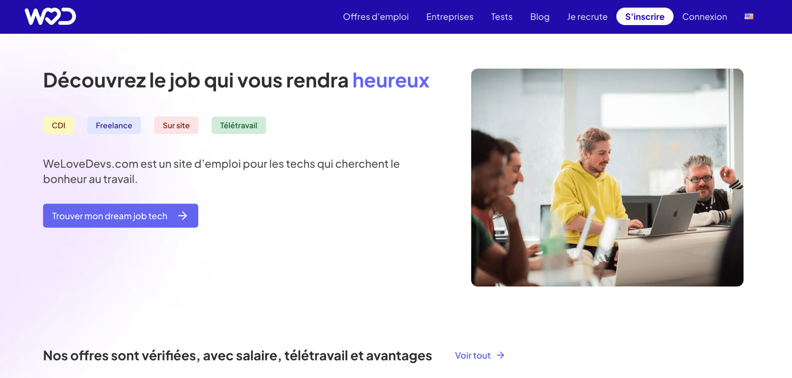 welovedevs recrutement développeur