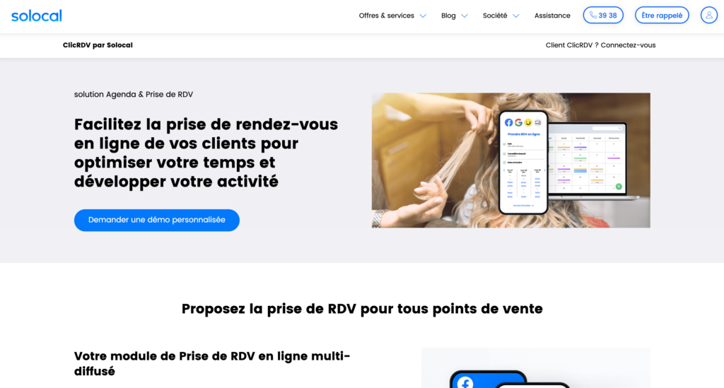 Clic RDV logiciel de prise de rdv en ligne