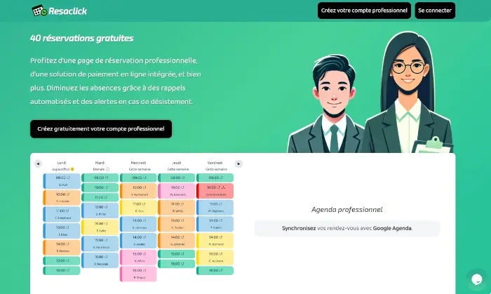 resaclick rendez-vous en ligne