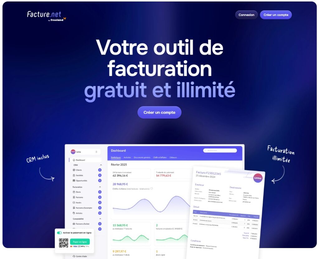 Facture.net logiciel de facturation électronique gratuit