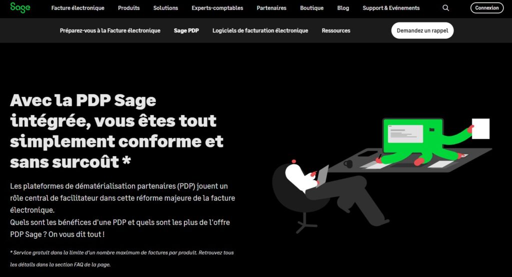 PDP Sage avec facturation électronique intégrée