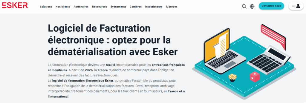 logiciel de facturation électronique PDP Esker